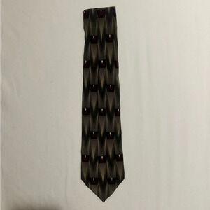 Ziggurat by Mulberry Neckwear Tie 100% silk Vintage